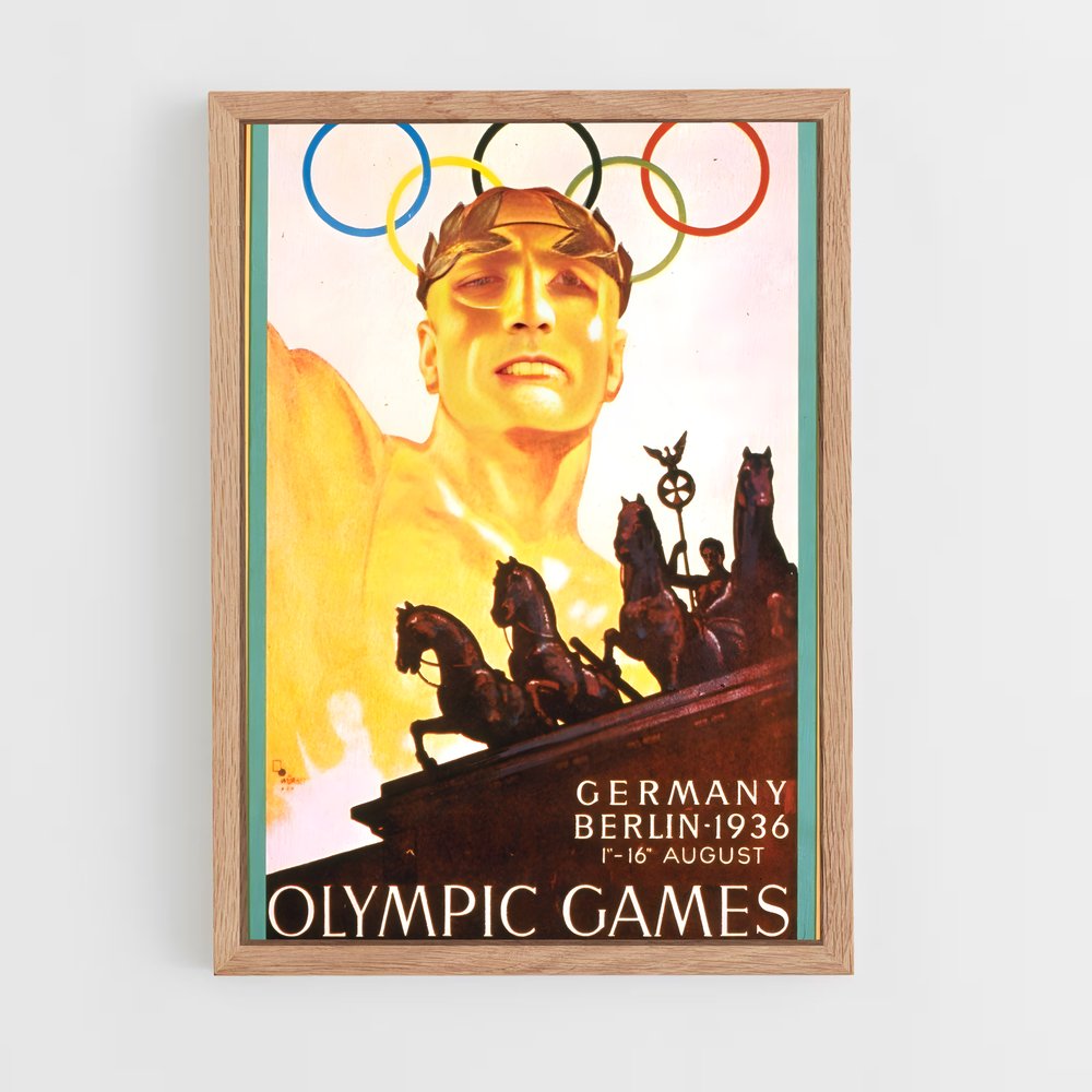 Poster Jeux Olympiques Berlin 1936 (vue 4)